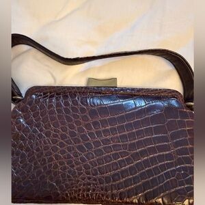 Vintage Purse with Mirror, Comb, and Coin Pouch